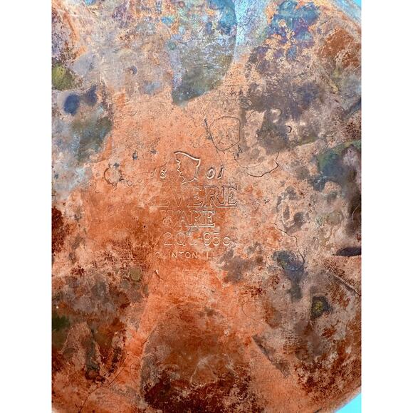 1801 Revere Ware Sauce Pan Copper Bottom 2 Qt 95c OS Vintage - Picture 6 of 8